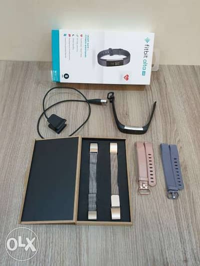 Fitbit Alta HR Fitness Smart Watch with Extra Bands 1