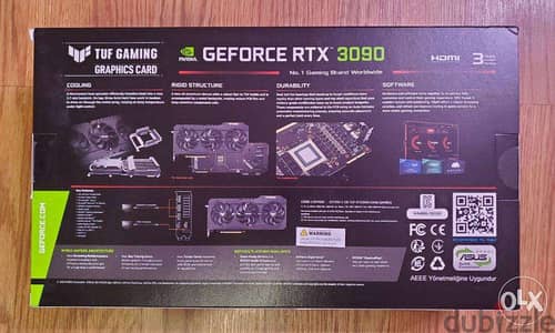 NEW Non-Lhr- ASUS Tuf OC NVIDIA GeForce RTX 3090 1