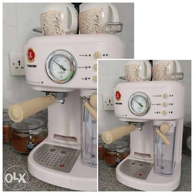 ماكينة قهوة الاسبريسو مع تبخير الحليب ماركة نيكاي 0