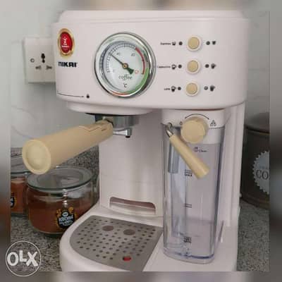 ماكينة قهوة الاسبريسو مع تبخير الحليب ماركة نيكاي 1