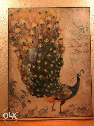 The Original Peacock Wood Painting 0