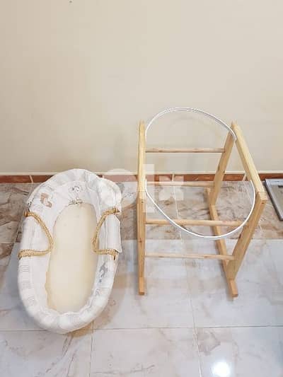 Baby Bed with Wooden Stand by Mamas and Papas 5