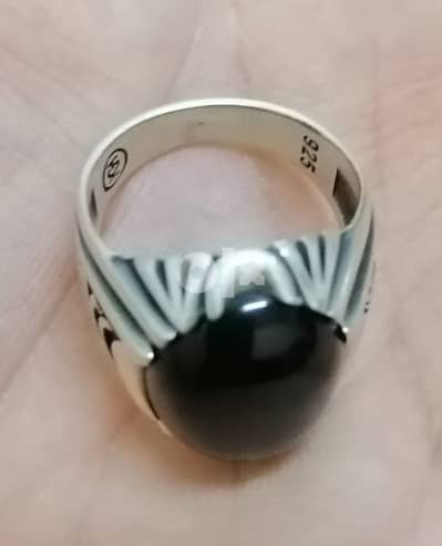 خاتم فضة رجالي فاخر مصنوع من الفضة التركية 5