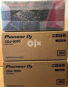 Pioneer DJ CDJ-3000 2 Pair + DJM-900NXS2 خلاط دوار 100 فولت جديد 0