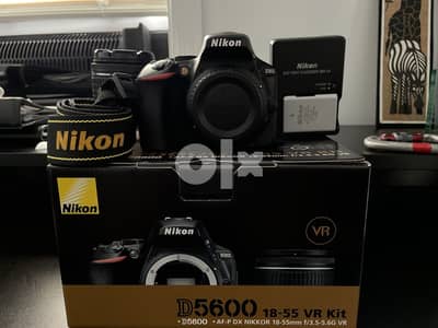 Nikon D5600 DSLR Digital SLR Camera with 18-55mm Lens - Black 0