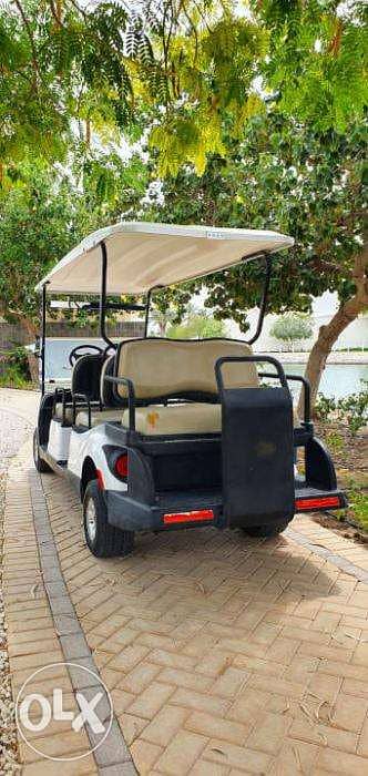 CustomCarts. Org عربة جولف White Yamaha RDX Electric 6 Seater Golf Car 6