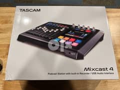 TASCAM-MIXCAST-4-Podcast-Studio-Mixer-Station-with